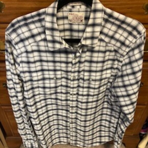 Lucky Brand L/S Snap Shirt  Size M  Classic Fit - Picture 1 of 11